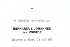 Voorde ten Bernardus Johannes