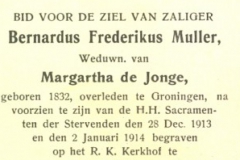 Muller Bernardus Fredericus
