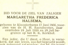 Halsema Margaretha Frederica