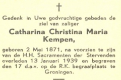 Kempen Catharina Christina Maria