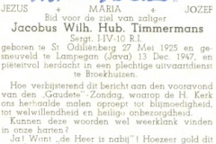 Timmermans Jacobus Wilh. Hub.