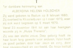 Holscher Alberdina Helena