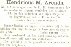 Arends Hendricus M.